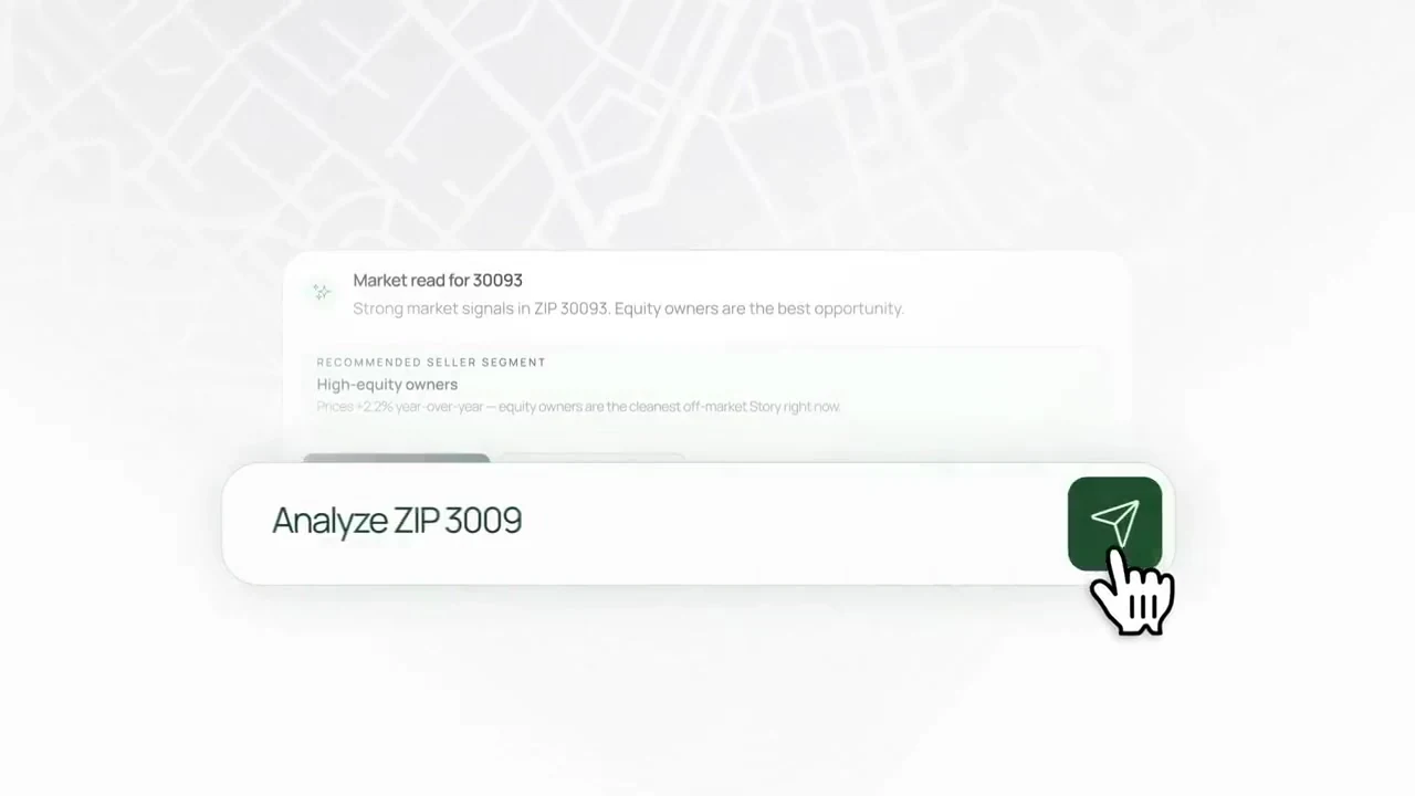 Analyzing a ZIP code on the Farmrix market map